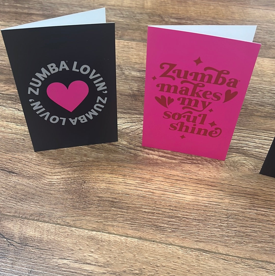 Zumba Program Card Zumba celebration card – ZW Clearance Store
