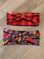 Front knot stretch headband