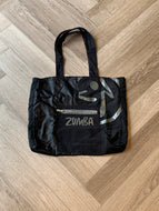 Customied from 5 pairs of Zumba cargo (made for free into a large tote bag)