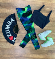 Zumba Tropidelic high waisted ankle leggings