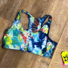 Load image into Gallery viewer, Zumba worldwide tie-dye bra
