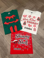 Zumba holiday one size tee
