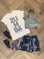 Blue Jean mesh shorts