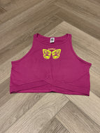 Butterfly crop tank