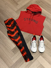 Load image into Gallery viewer, Strong ID sleeveless crop hoodie
