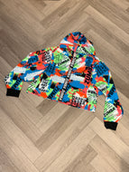 Free to create zip-up crop jacket