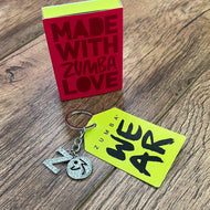 Zumba rhinestone Keyring