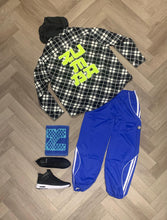 Load image into Gallery viewer, Eastern flavour flannel shacket with hood
