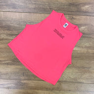 Bright loose crop tank