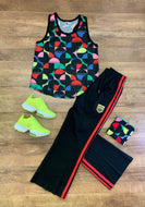 Victory wide leg track pants