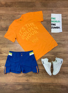 Life style cargo shorts blue
