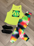 Haus tank with round high low hem