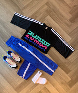 Latin movement high rise crop track pants