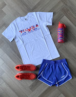Color spree running shorts