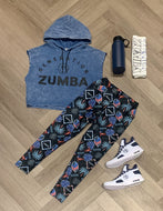 Latin movement high waisted ankle leggings
