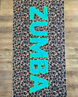 Zumba animal expedition large beach towel