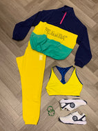 Sizzlin half zip oversized pullover jacket