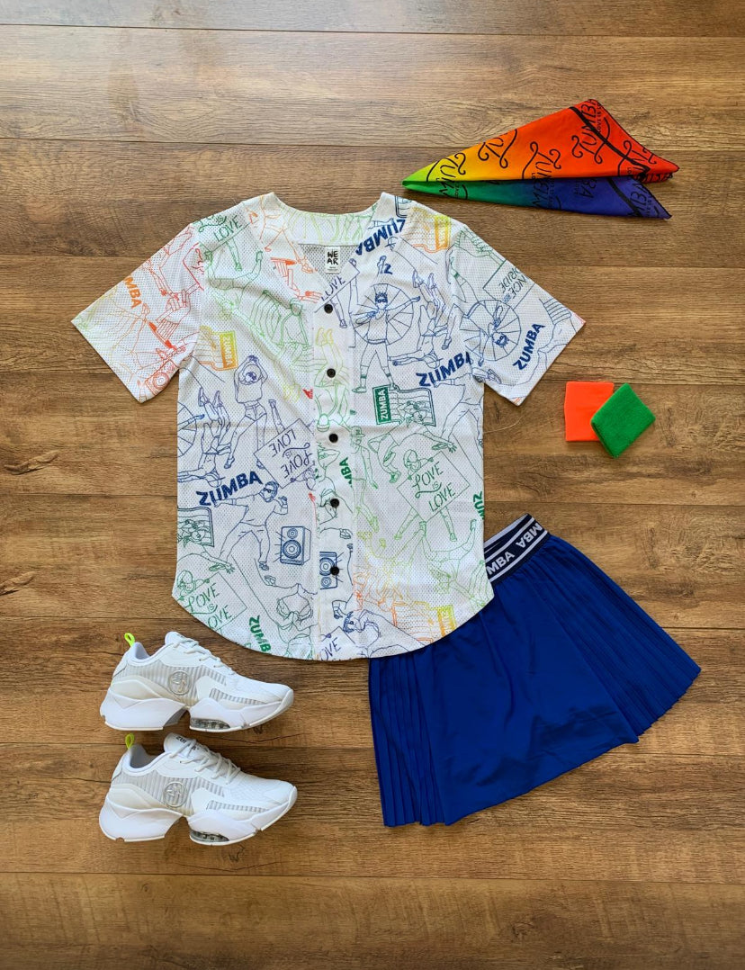 Baseball button up jersey