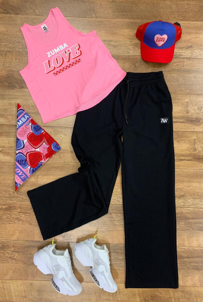 Zumba Haus waffle track pants