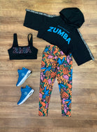 Tropics high waisted ankle leggings