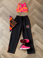 GW wide leg sweatpants with side panel
