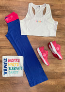 Vibrant crop racerback white