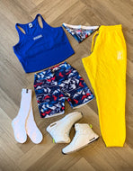 Apres Zumba quilted slouch sweatpants