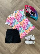 Funscape high waisted biker shorts