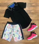 Zumba happy mesh baseball shorts