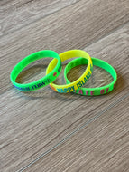 Flow rubber bracelet