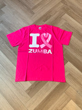 Load image into Gallery viewer, I Love Zumba one size tee's
