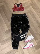 Zumba Libre sequin knit joggers