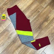 Worldwide panel ankle high waisted leggings